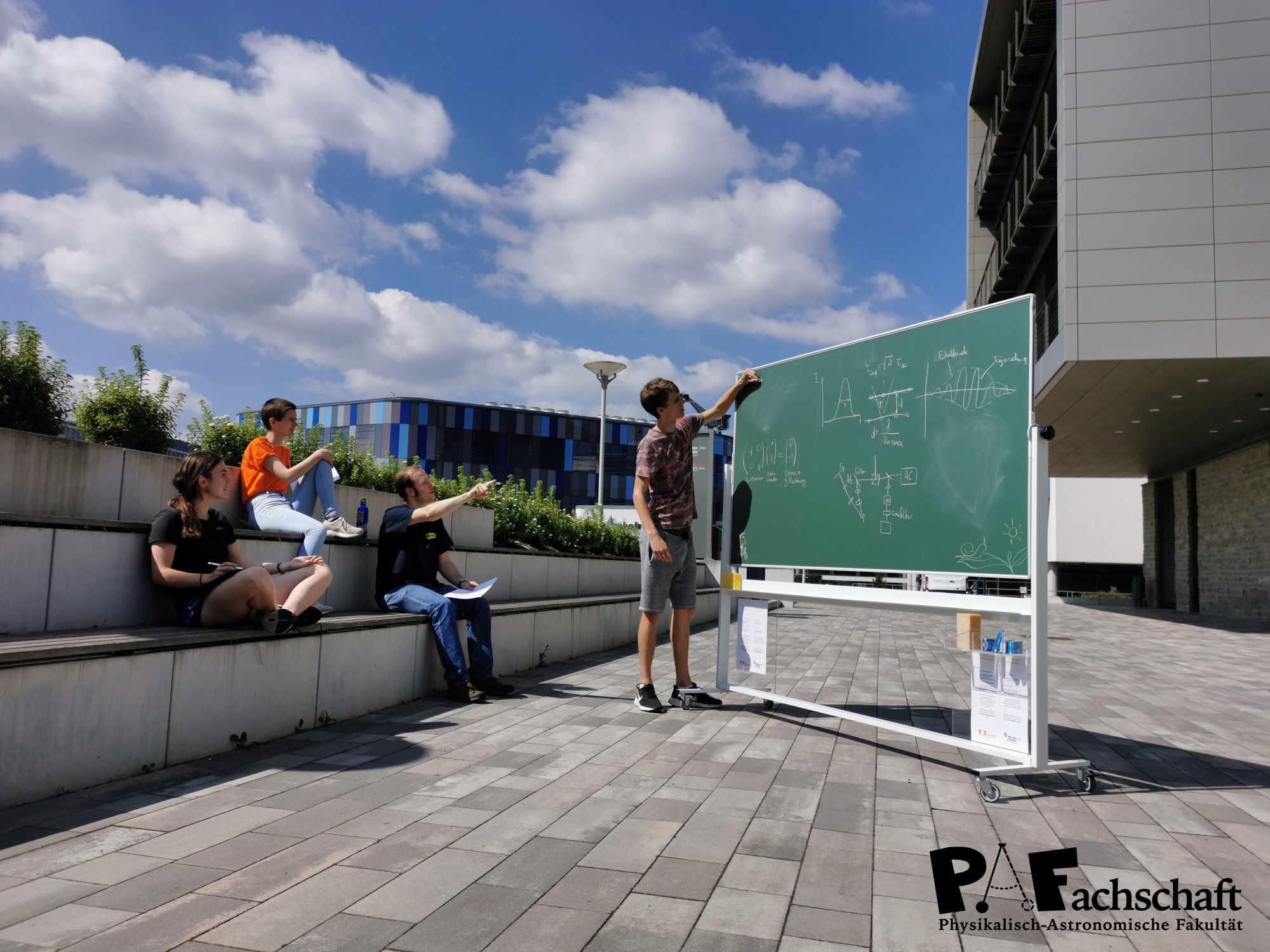 Read more about the article New outdoor blackboard at the ACP