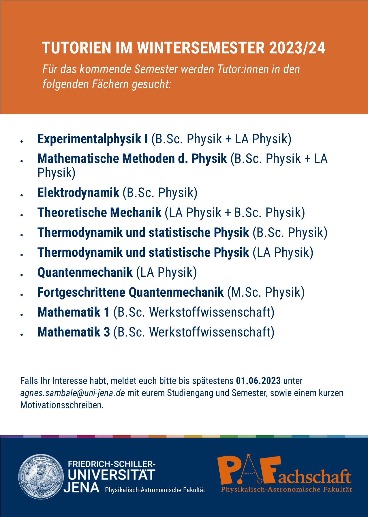 You are currently viewing Tutor:innen für Wintersemester 2023/24 gesucht