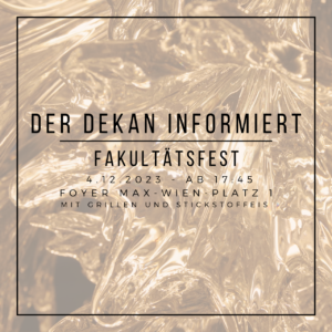 Mehr über den Artikel erfahren Fakultätsfest WiSe 23/24